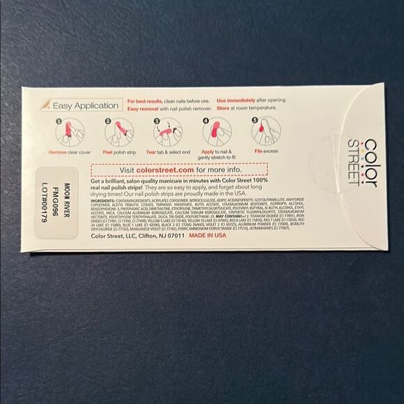 Moon river  Color Street Silver Glitter Press-On Nails. Moon river - Picture 9 of 11